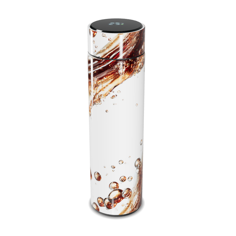 Garrafa Térmica Touch - Estampa Líquida Aço Inox