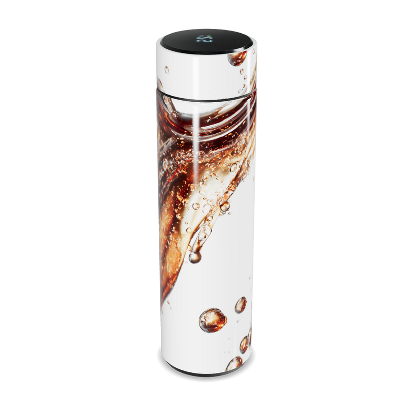 Garrafa Térmica Touch - Estampa Líquida Aço Inox