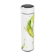 Garrafa Térmica Touch - Branca com Design Verde