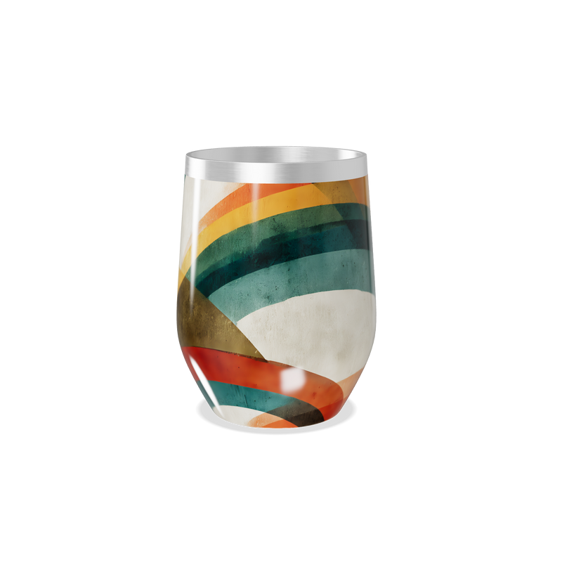 Copo Térmico Slim - Arco-Íris Inox
