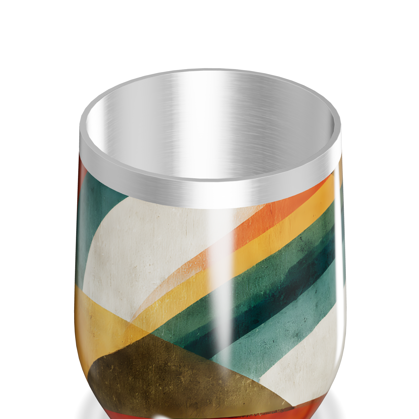 Copo Térmico Slim - Arco-Íris Inox