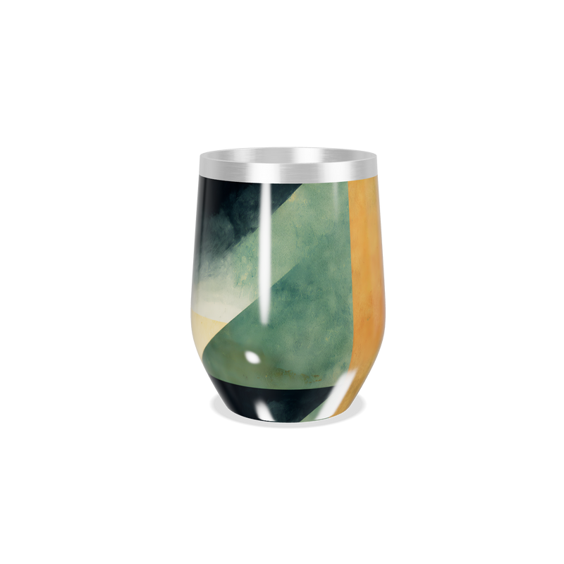 Copo Térmico Slim - Estampa Abstrata Colorida