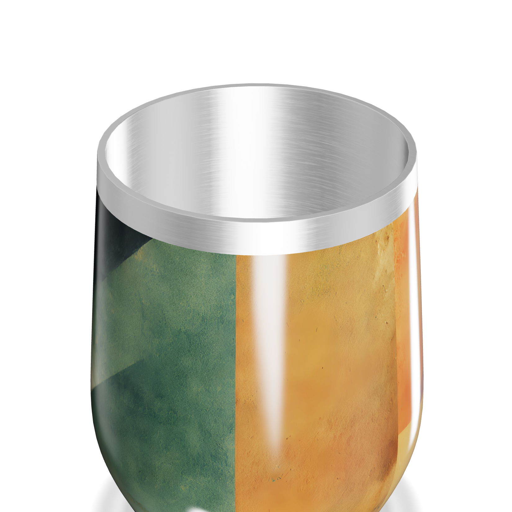 Copo Térmico Slim - Estampa Abstrata Colorida