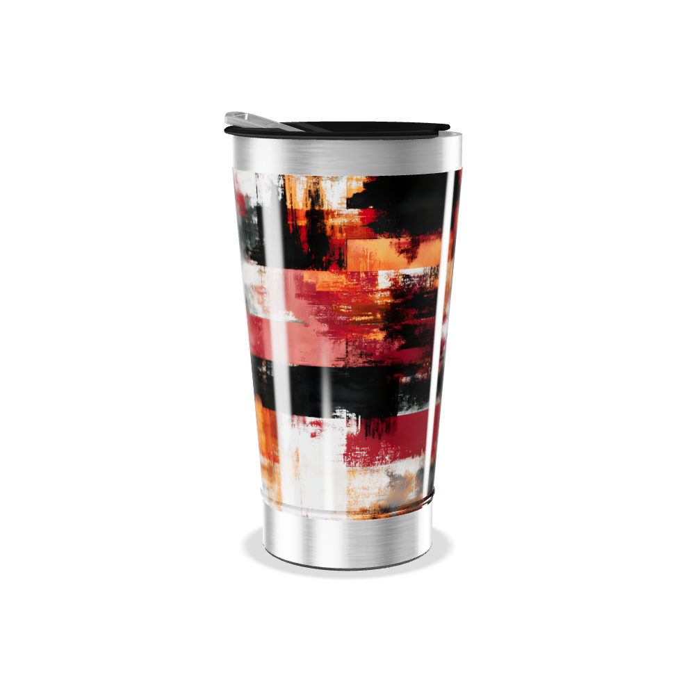Copo Térmico - Estampa Abstrata Colorida