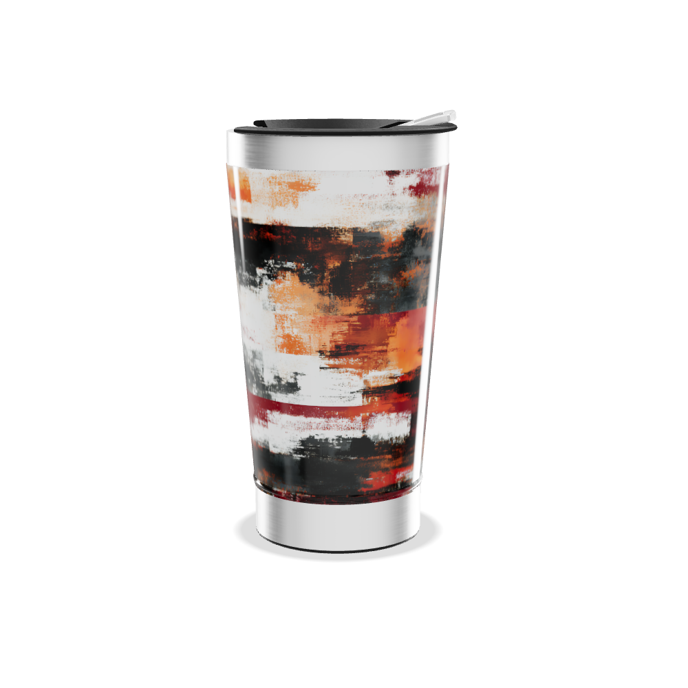 Copo Térmico - Estampa Abstrata Colorida