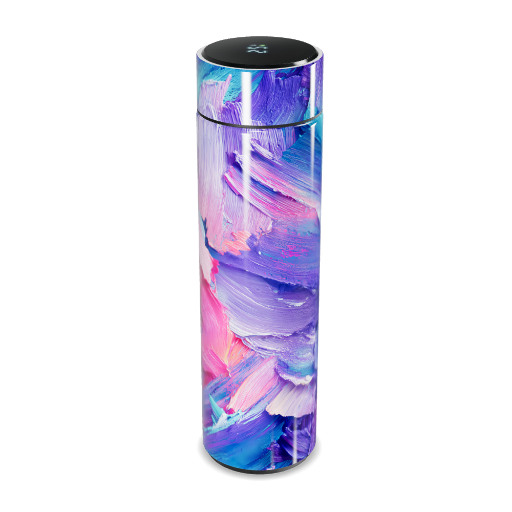 Garrafa Térmica Touch - Colorida Abstrata Digital