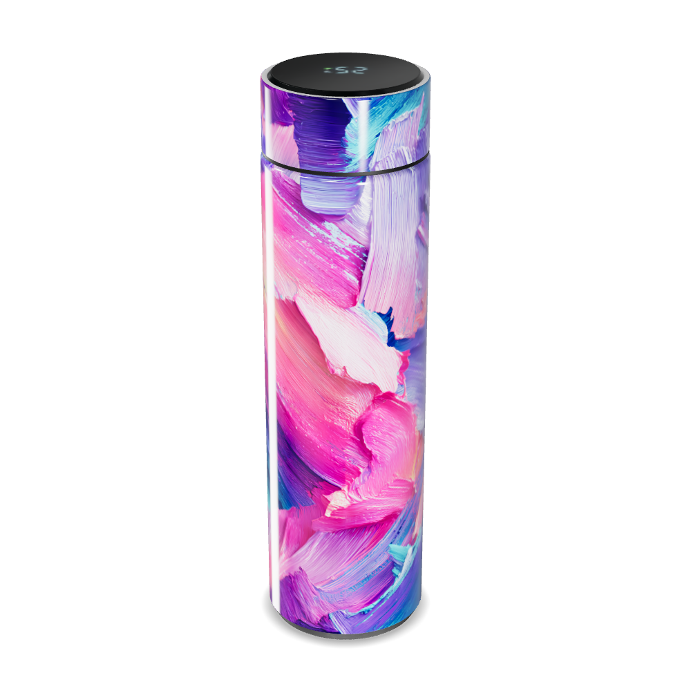 Garrafa Térmica Touch - Colorida Abstrata Digital