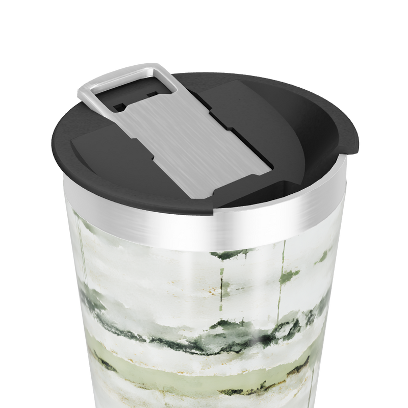 Copo Térmico - Estampa Aquarela Verde