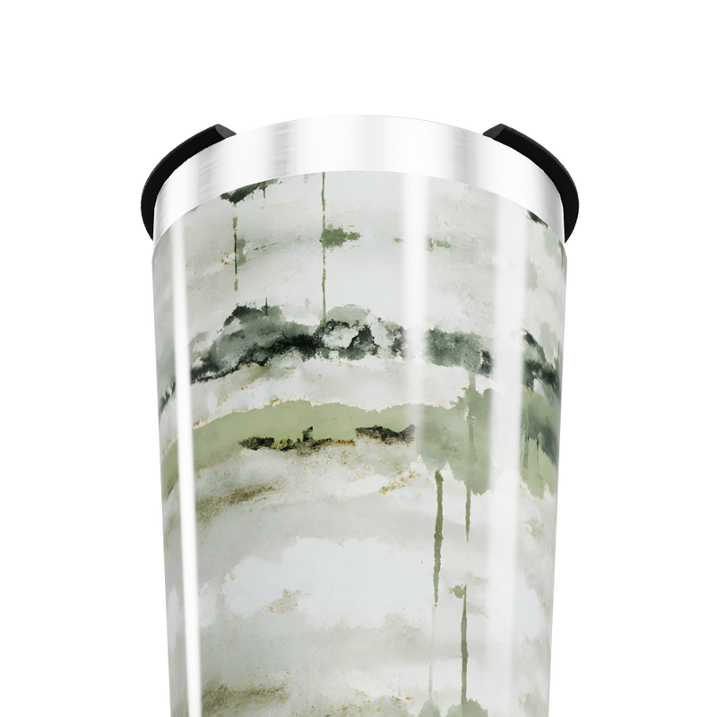 Copo Térmico - Estampa Aquarela Verde