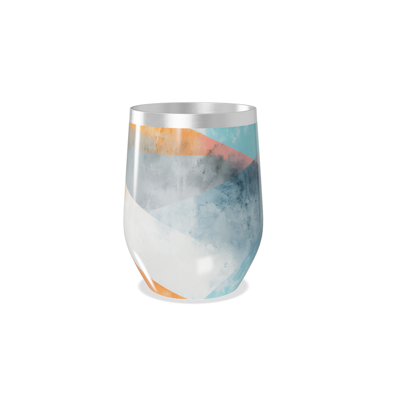 Copo Térmico Slim - Geométrico Colorido Inox