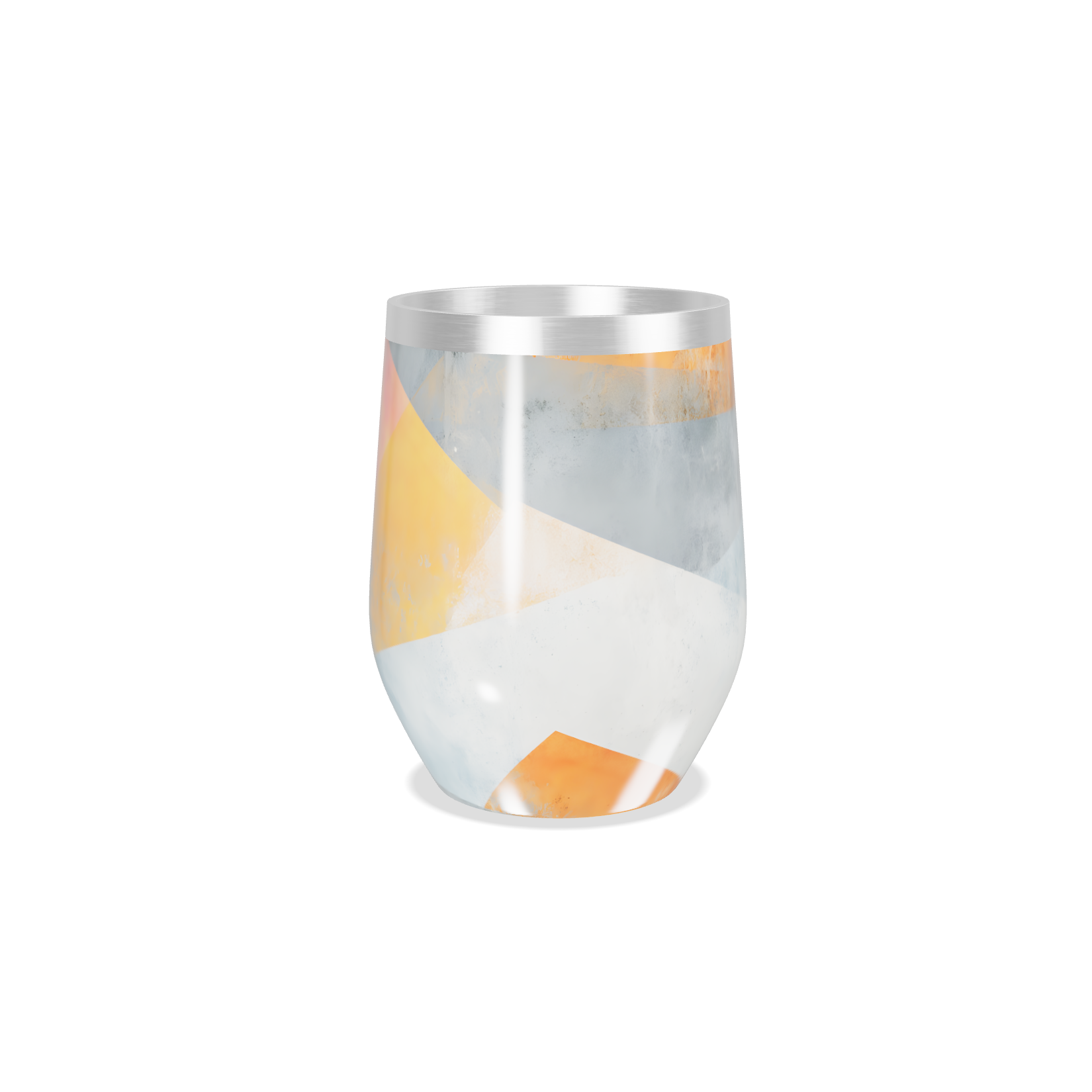 Copo Térmico Slim - Geométrico Colorido Inox