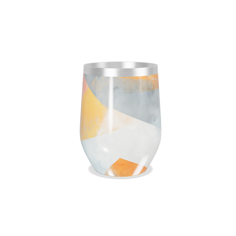 Copo Térmico Slim - Geométrico Colorido Inox