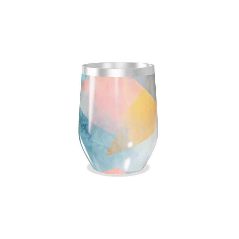 Copo Térmico Slim - Geométrico Colorido Inox