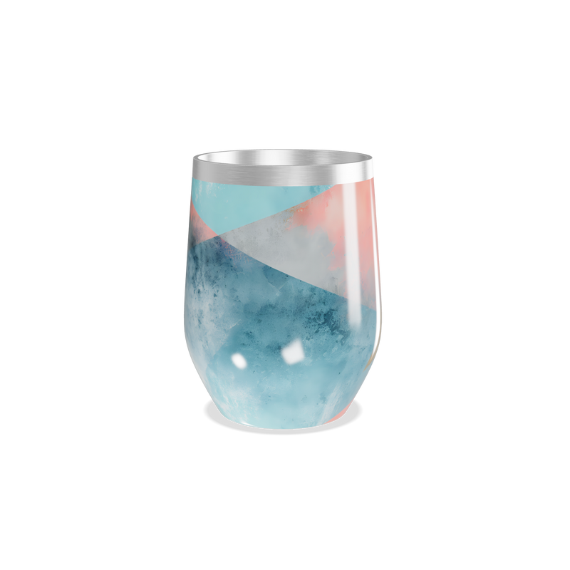 Copo Térmico Slim - Geométrico Colorido Inox