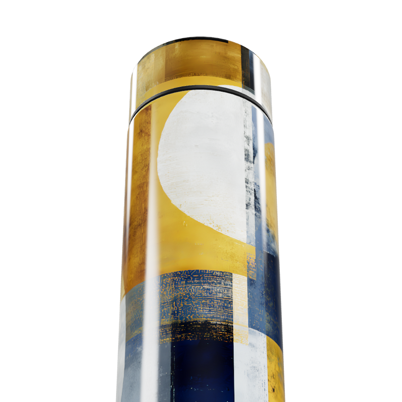 Garrafa Térmica Touch - Com Estampa Geométrica