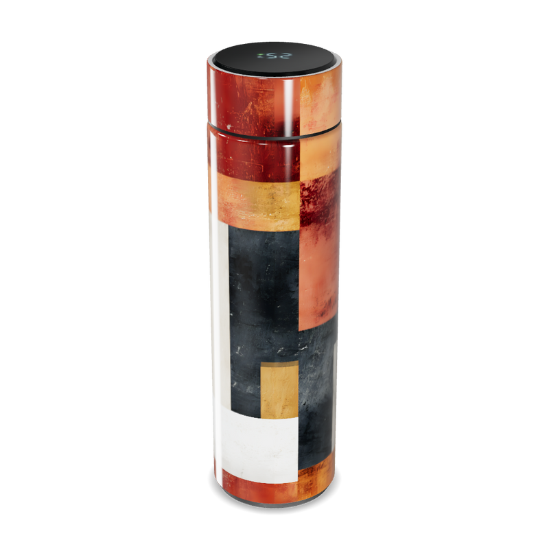 Garrafa Térmica Touch Estampada Geométrica