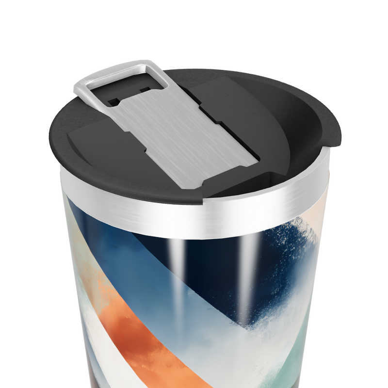 Copo Térmico - Estampa Geométrica Colorida