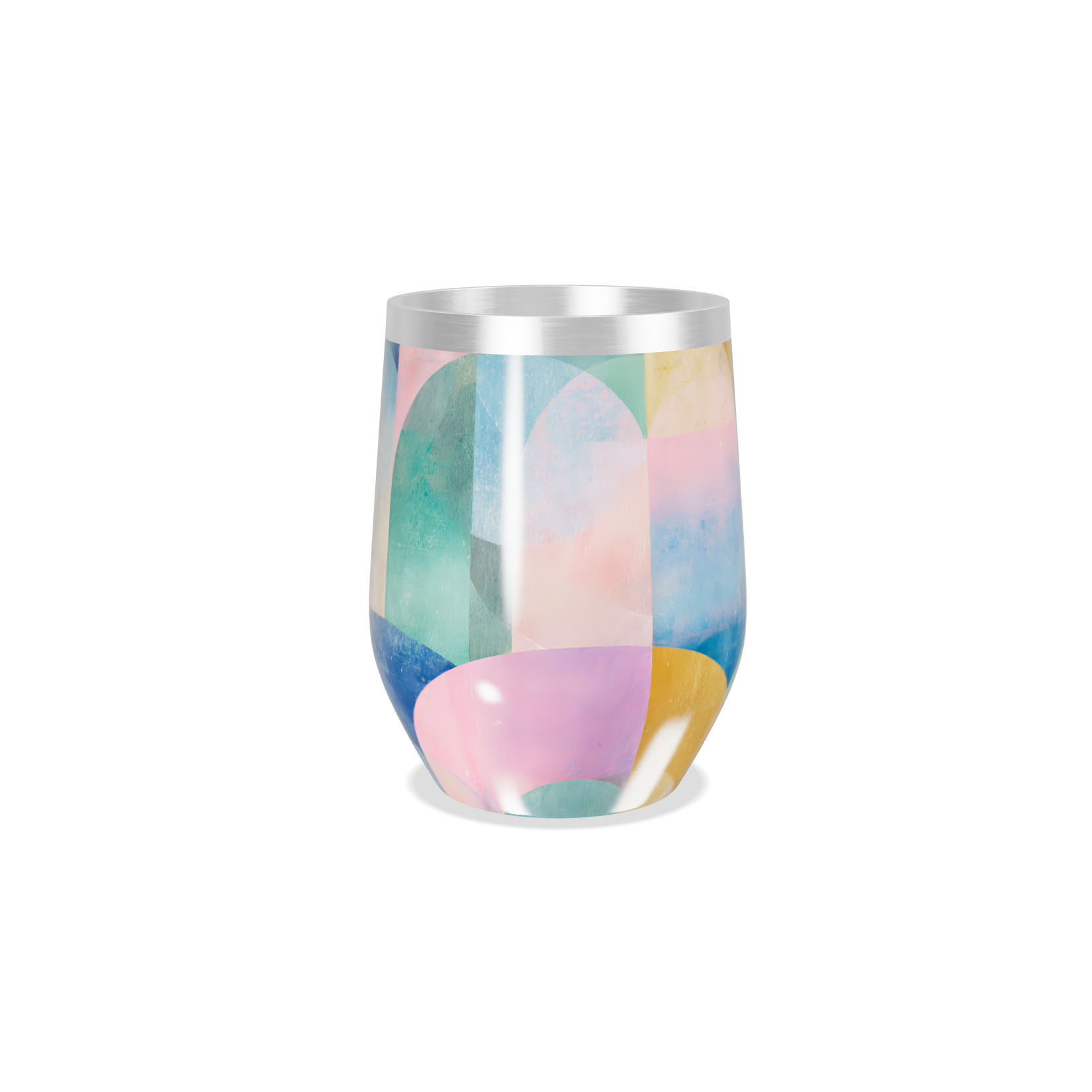 Copo Térmico Slim - Estampado Multicolor Aço