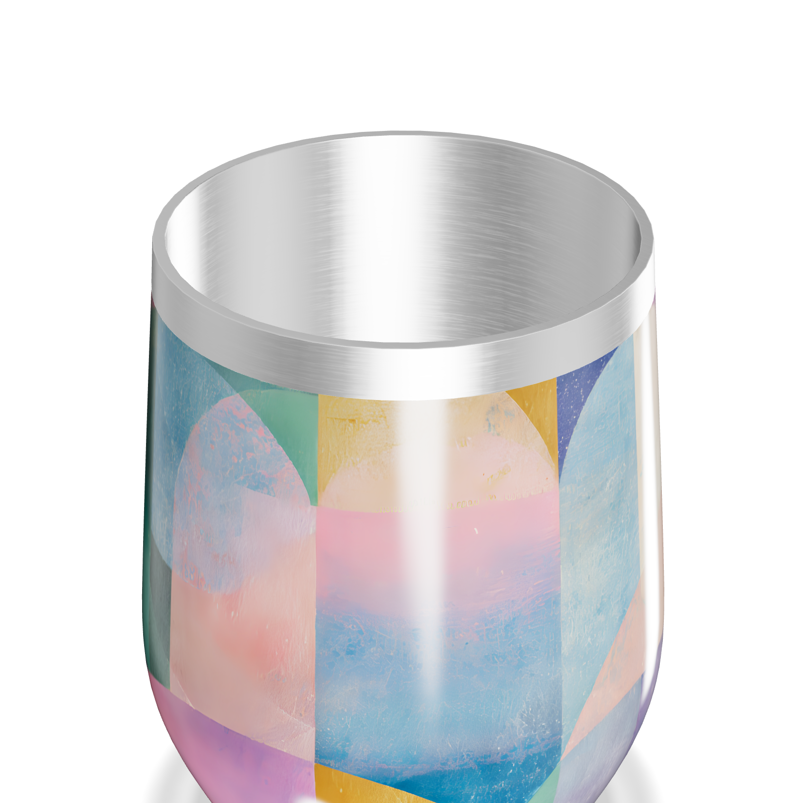 Copo Térmico Slim - Estampado Multicolor Aço