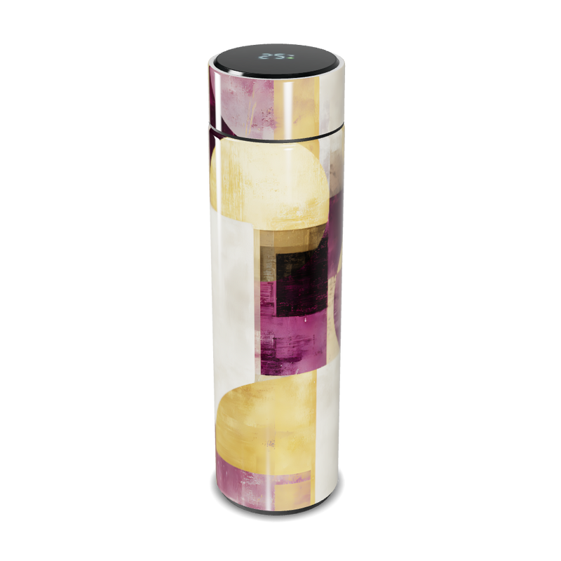 Garrafa Térmica Touch Estampa Abstrata Colorida