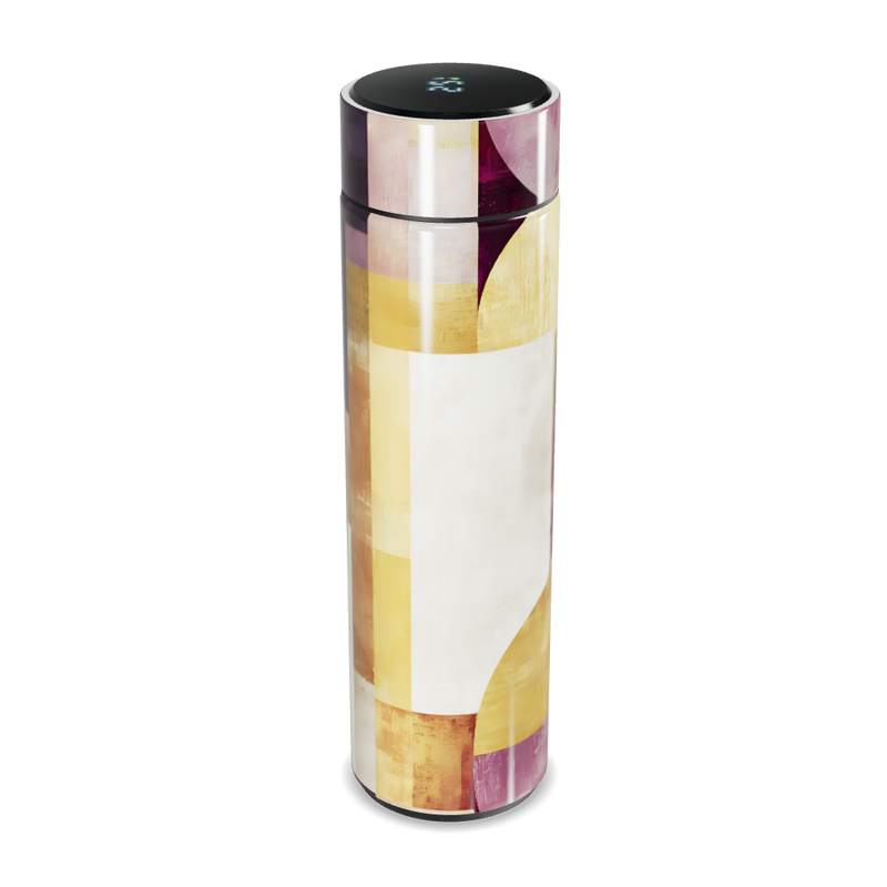 Garrafa Térmica Touch Estampa Abstrata Colorida