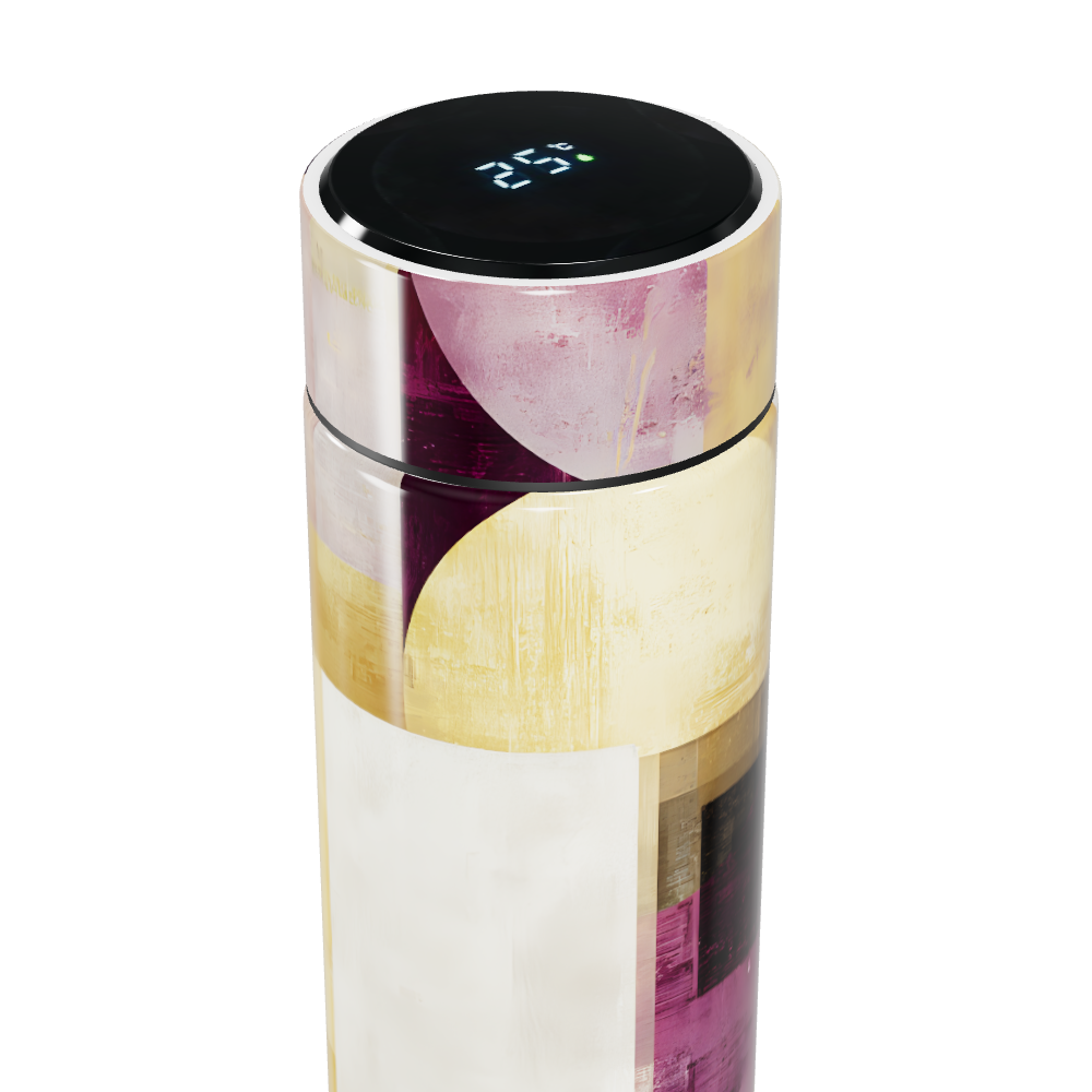 Garrafa Térmica Touch Estampa Abstrata Colorida