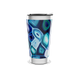 Copo Térmico - Estampa Geométrica Azul