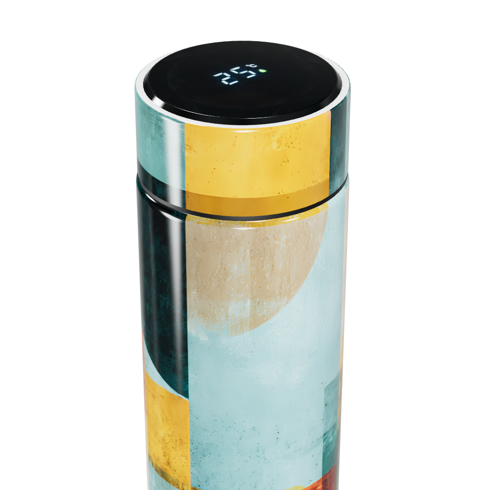 Garrafa Térmica Touch - Design Colorido Aço