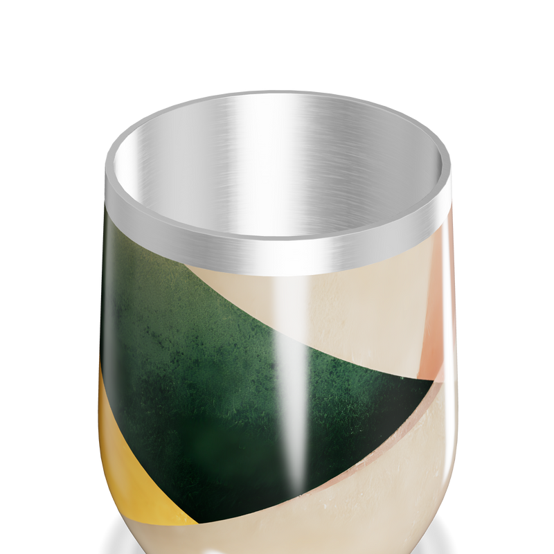 Copo Térmico Slim - Geométrico Colorido Inox