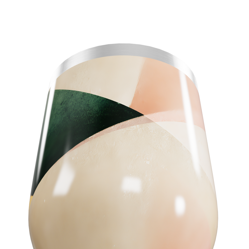 Copo Térmico Slim - Geométrico Colorido Inox