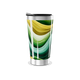 Copo Térmico - Estampa Abstrata Verde