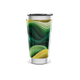 Copo Térmico - Estampa Abstrata Verde