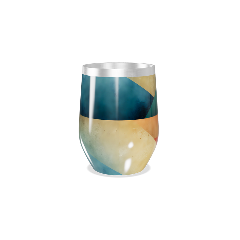 Copo Térmico Slim - Colorido Geométrico Inox