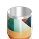 Copo Térmico Slim - Colorido Geométrico Inox