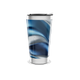 Copo Térmico - Espiral Azul e Prata