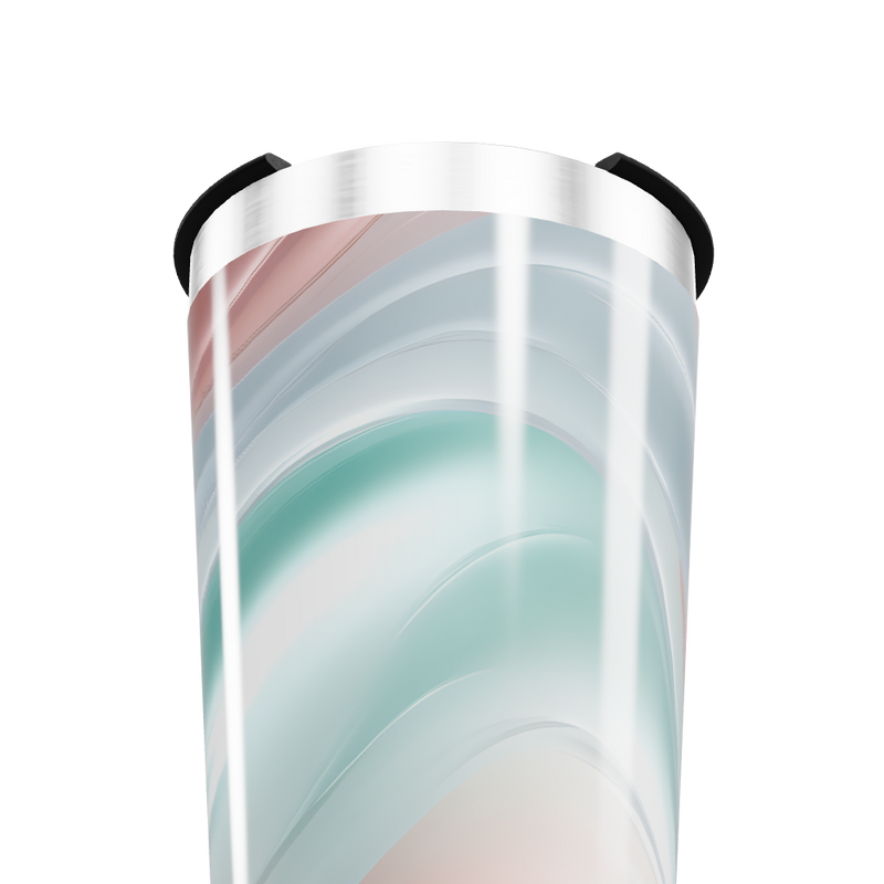 Copo Térmico - Mármore Colorido Aço Inox