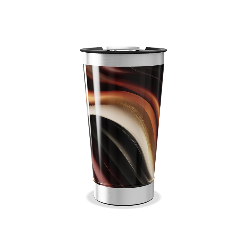 Copo Térmico - Estampa Ondas Coloridas