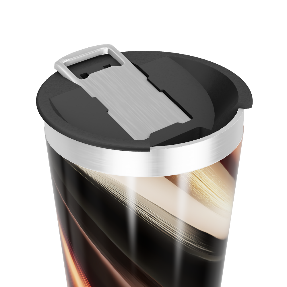 Copo Térmico - Estampa Ondas Coloridas