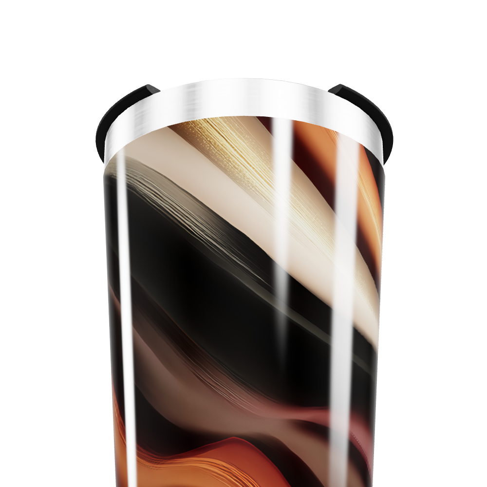 Copo Térmico - Estampa Ondas Coloridas