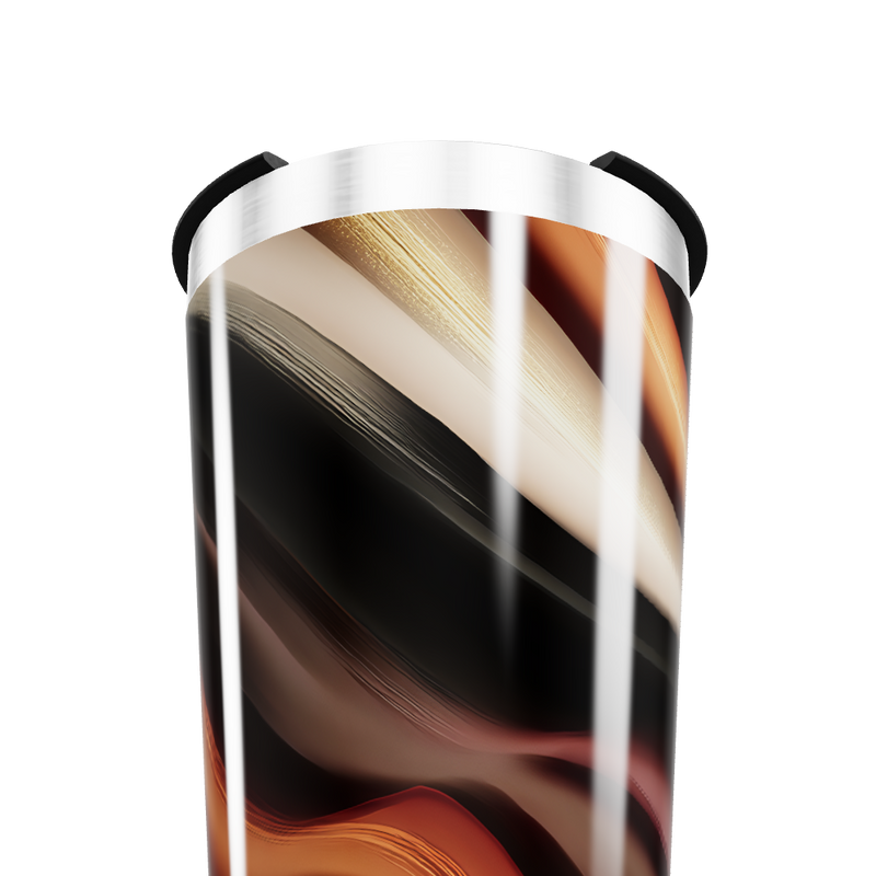 Copo Térmico - Estampa Ondas Coloridas