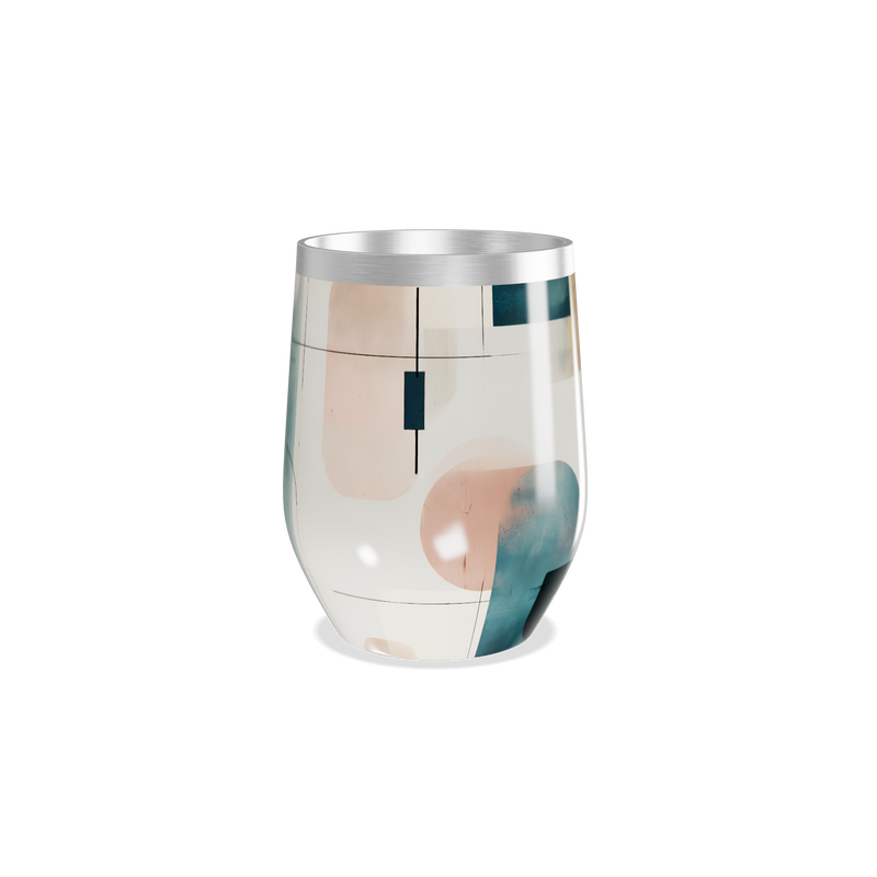 Copo Térmico Slim - Design Abstrato Aço Inox