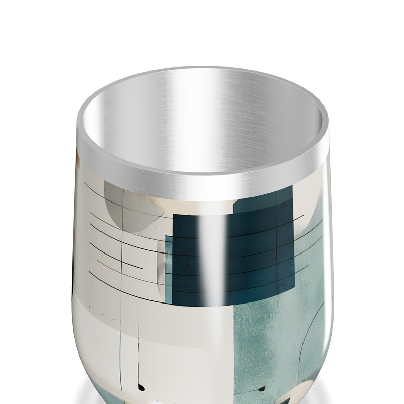 Copo Térmico Slim - Design Abstrato Aço Inox