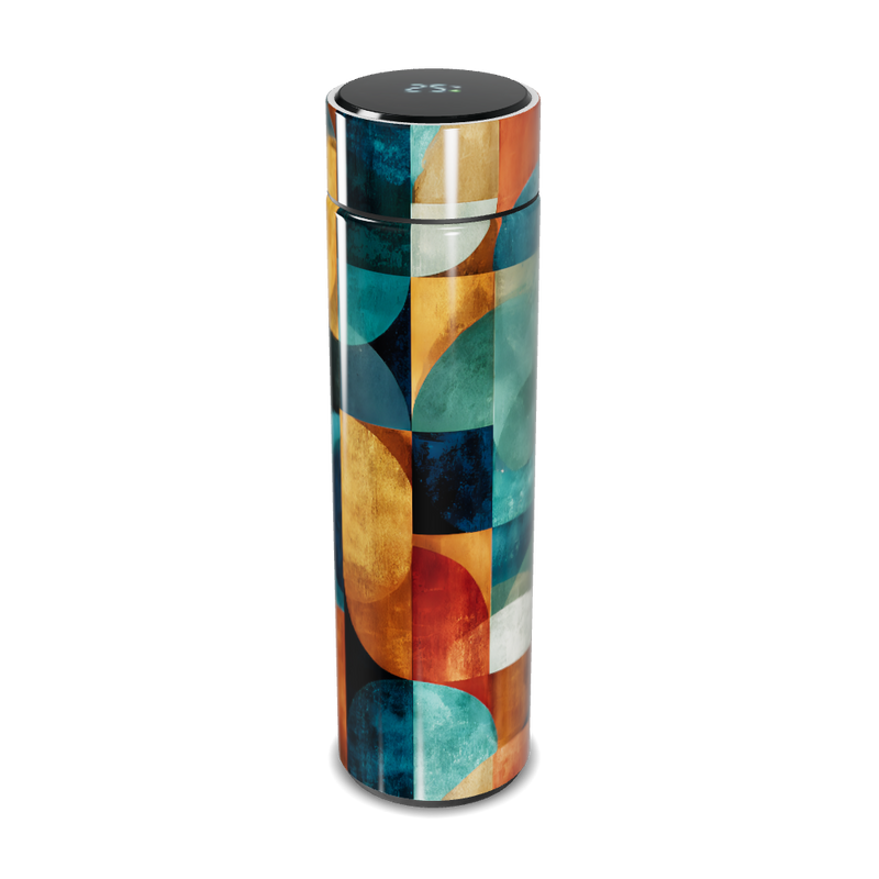 Garrafa Térmica Touch - Colorida Estampada Aço