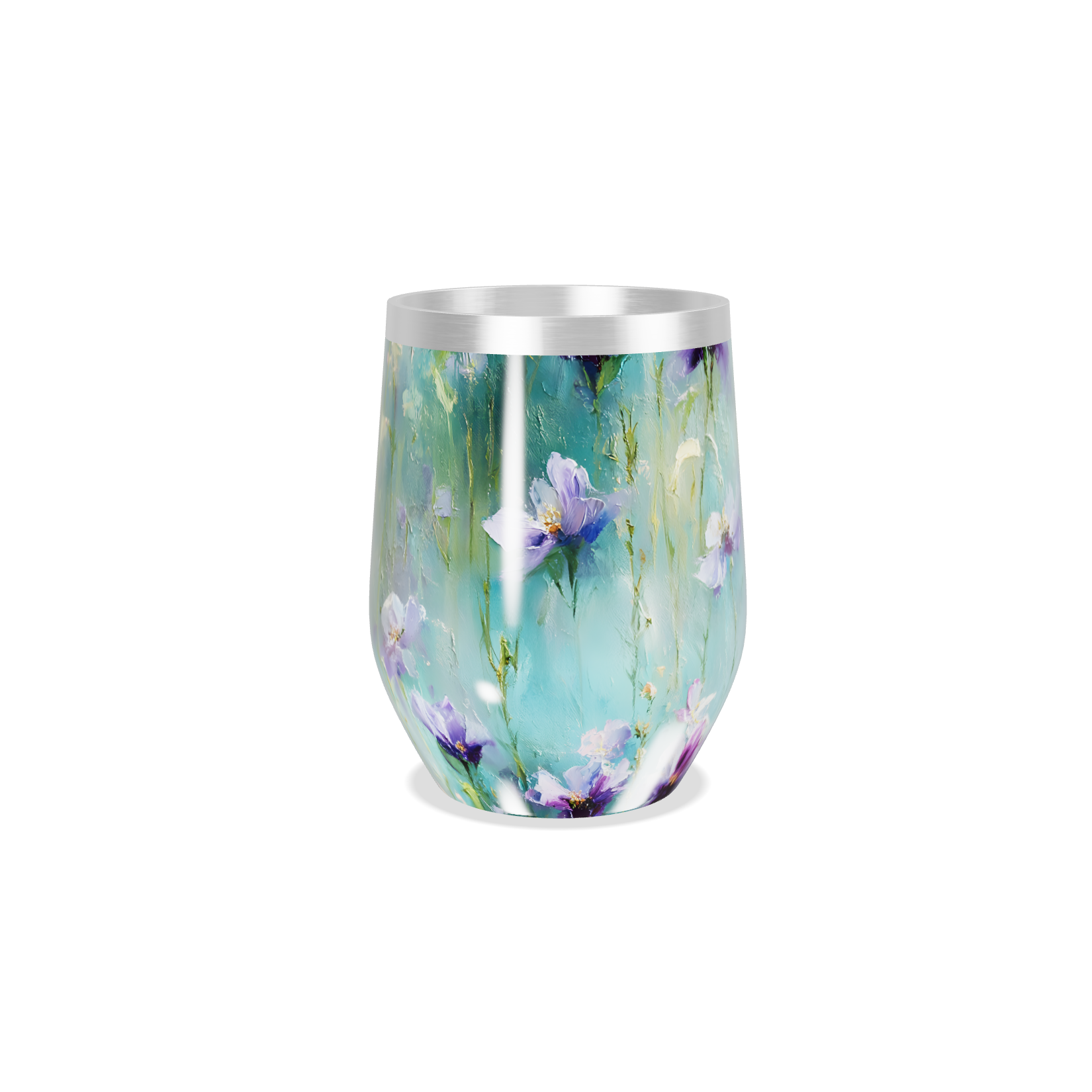 Copo Térmico Slim - Floral Multicolorido