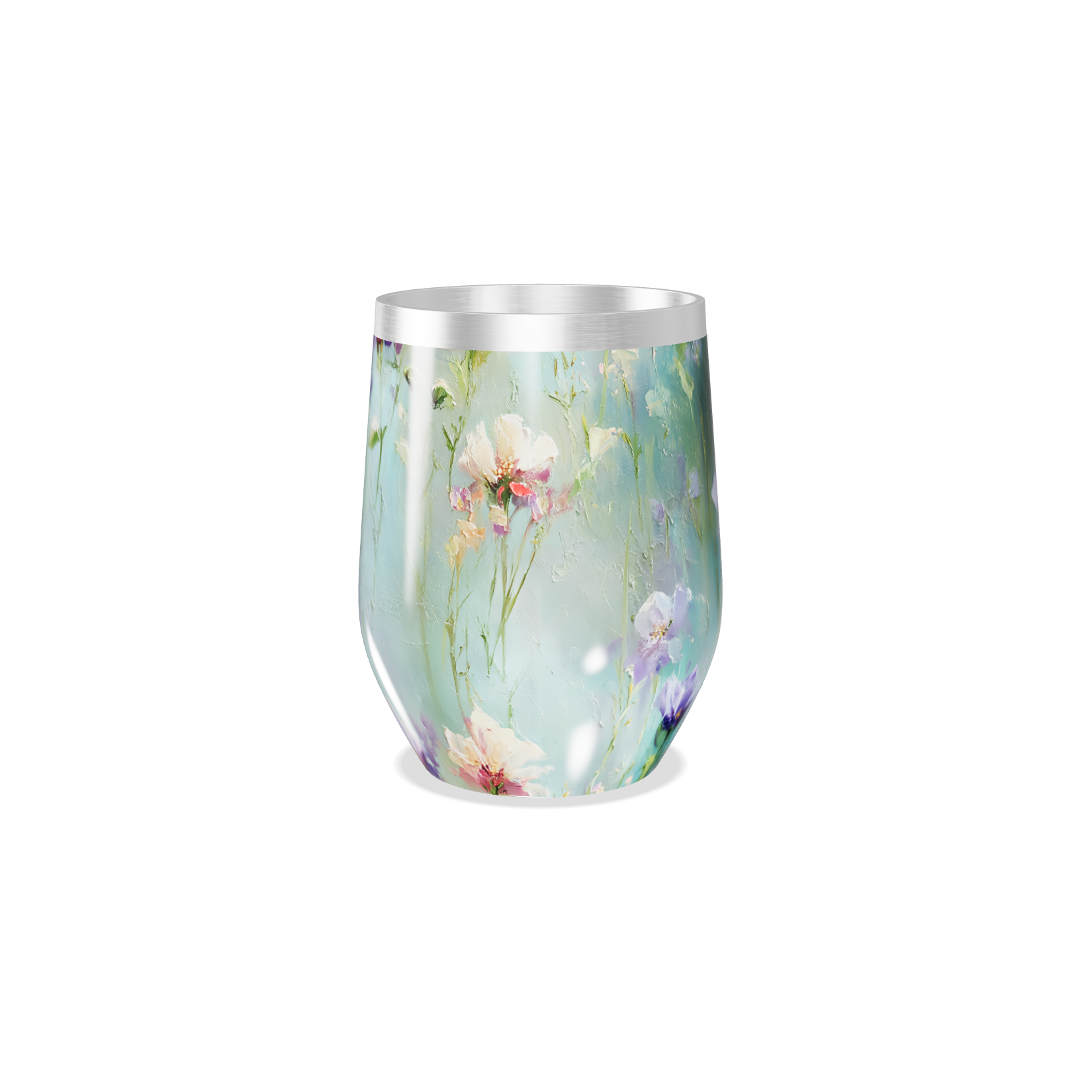 Copo Térmico Slim - Floral Multicolorido