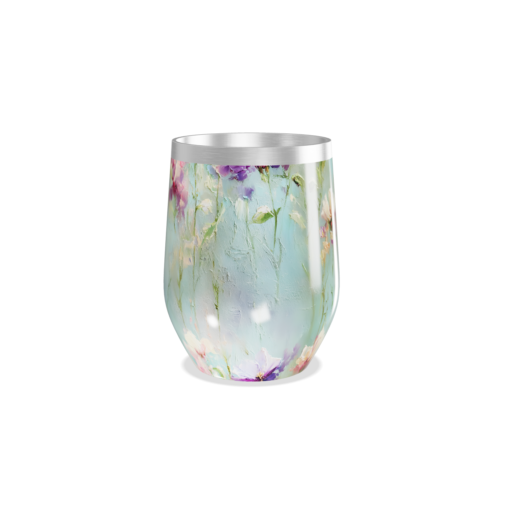 Copo Térmico Slim - Floral Multicolorido