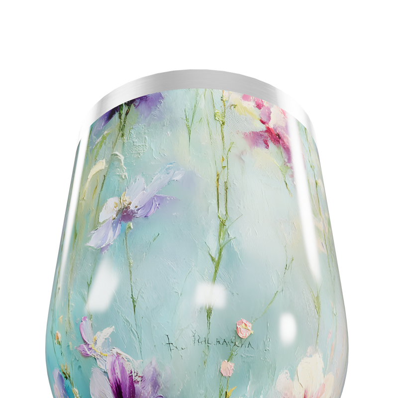 Copo Térmico Slim - Floral Multicolorido