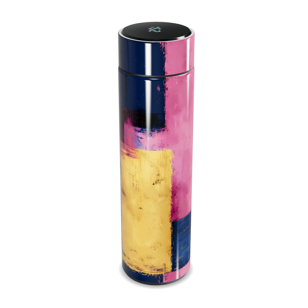 Garrafa Térmica Touch - Rosa Pintura Abstrata