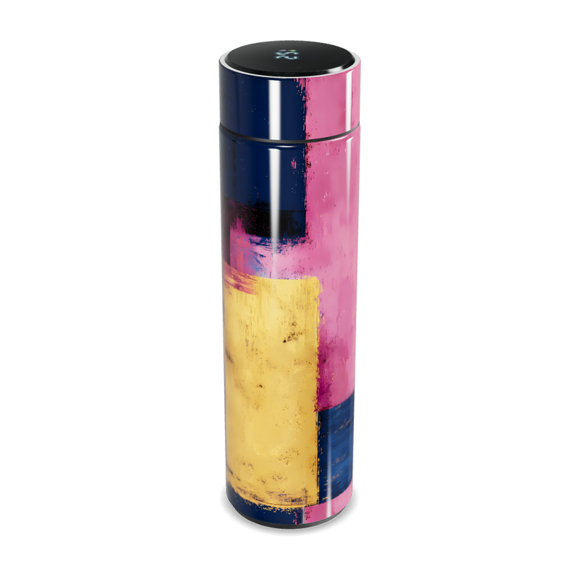 Garrafa Térmica Touch - Rosa Pintura Abstrata