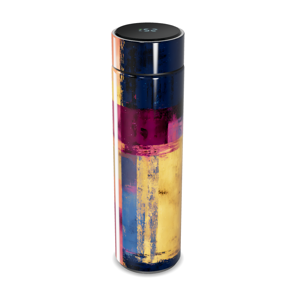 Garrafa Térmica Touch - Rosa Pintura Abstrata